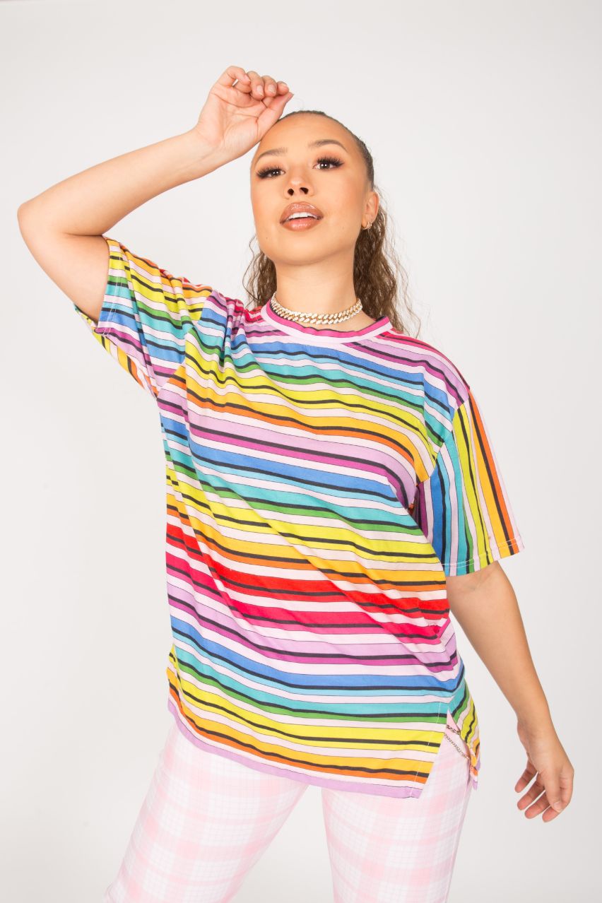 Rainbow Stripe Women's T-Shirt